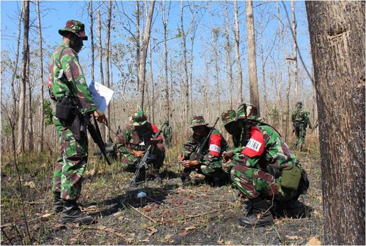 Yonif 410/Alugoro Laksanakan UST